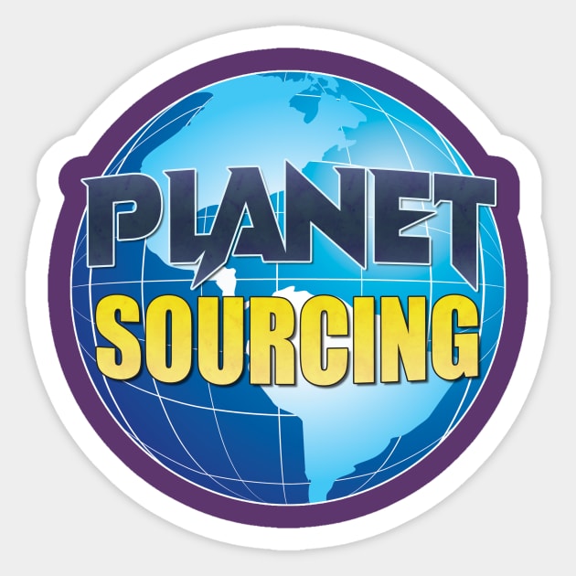 Planet Sourcing Sticker by SourcingIRL NerdHerd Merch